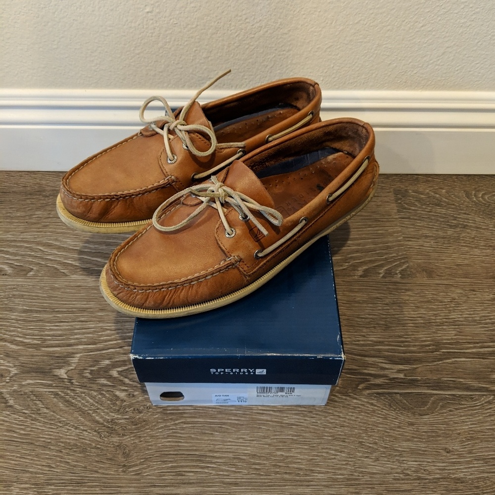 Sperry Top-Siders Men's A/O 2 Eye Boat Shoe Tan
